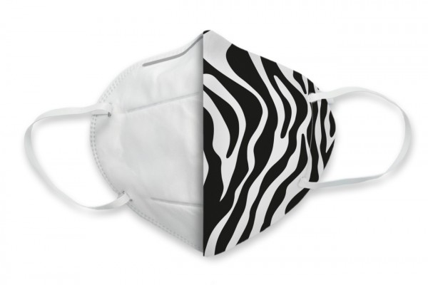 FFP2 (KN95) Masken-Cover Zebra - Flamingo Druckparadies