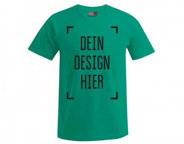 Premium Herren T-Shirt Jade - Flamingo Druckparadies