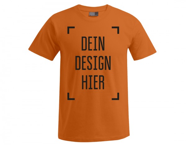 t shirt orange herren